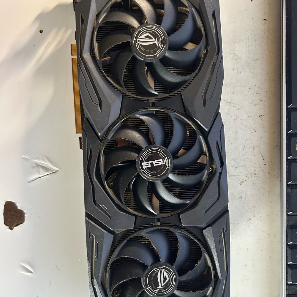 ASUS ROG STRIX Black Graphics Card with Triple-Fan Cooling